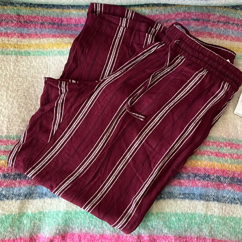 Ils Navy Linen Pants